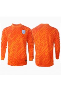 Fotbalové Dres Anglie Brankářské Domácí Oblečení ME 2024 Dlouhý Rukáv